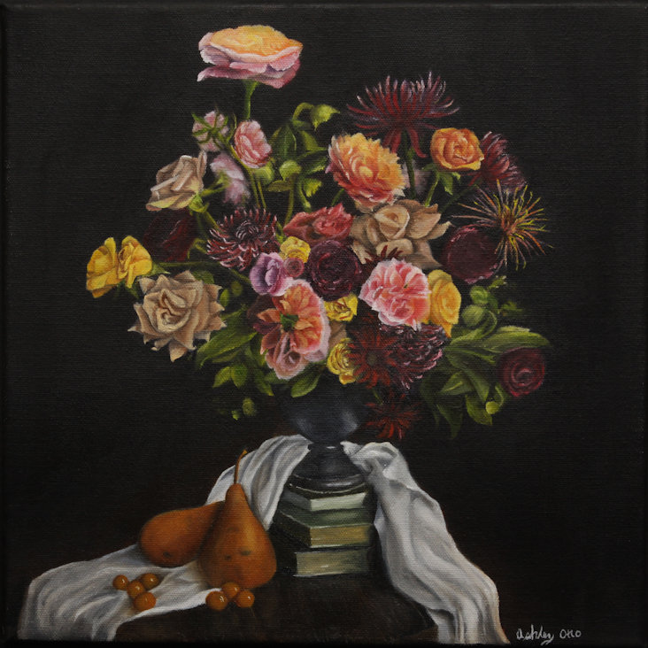 Floral Still Life oil painting by Ashley Otto