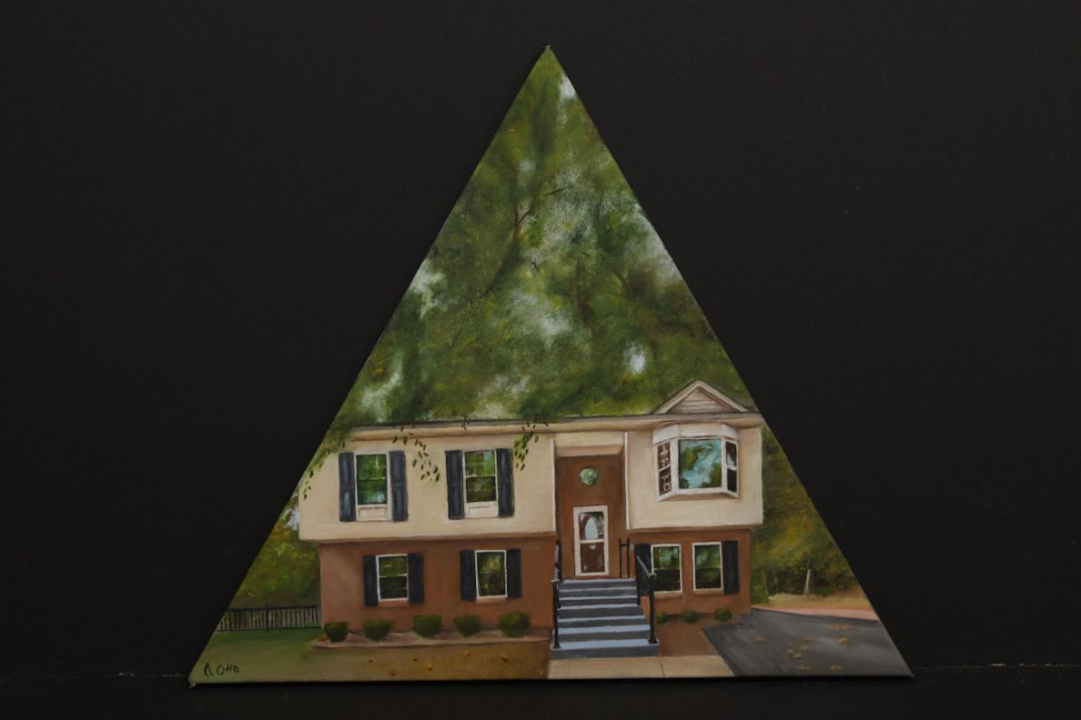Home oil painting by Ashley Otto