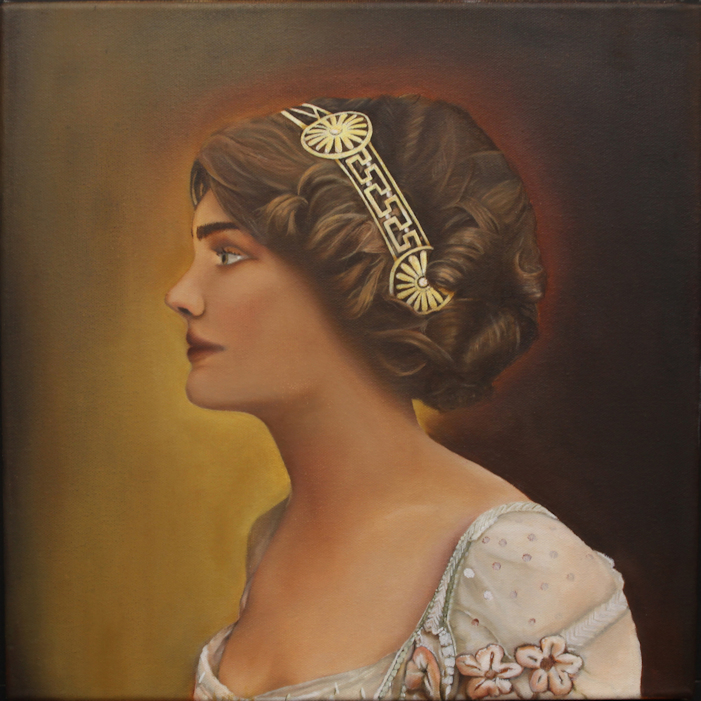 Portrait oil painting by Ashley Otto